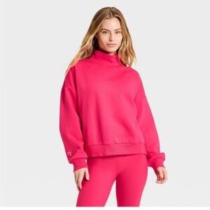 NWT JoyLab Mockneck Pink Sweatshirt